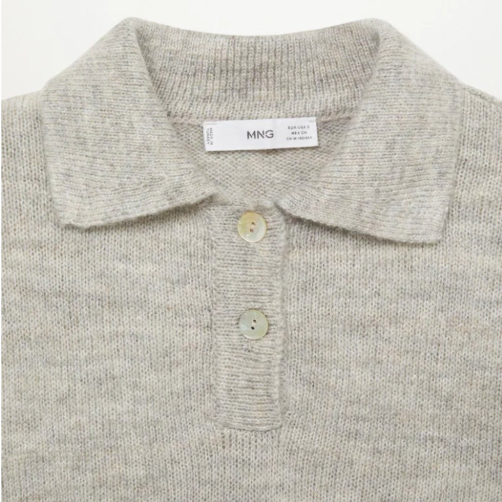 Mango Polo style sweater